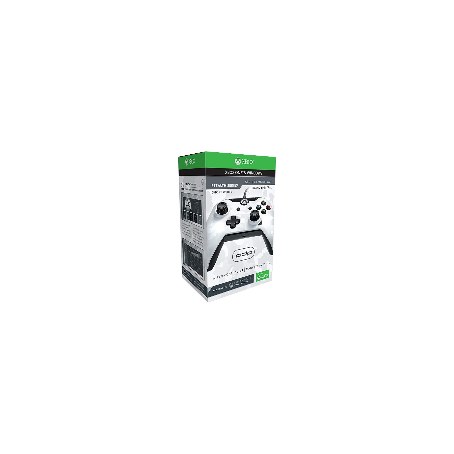 PDP WIRED CONTROLLER CAMUFLAJE GHOST WHITE (XBOXONE/PC)