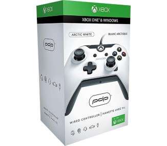 PDP WIRED CONTROLLER ARTIC WHITE (XBOXONE/PC)