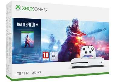1 TB/TO XB ONE S BLANCA + BATTLEFIELD V DELUXE EDITION