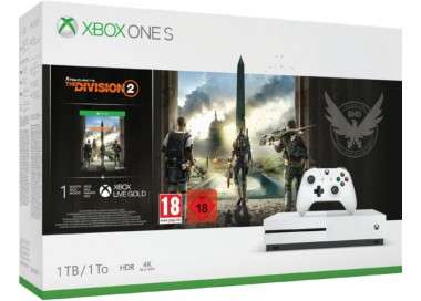 1 TB/TO XB ONE S BLANCA + TOM CLANCY’S THE DIVISION 2+1 MES XBOX LIVE GOLD