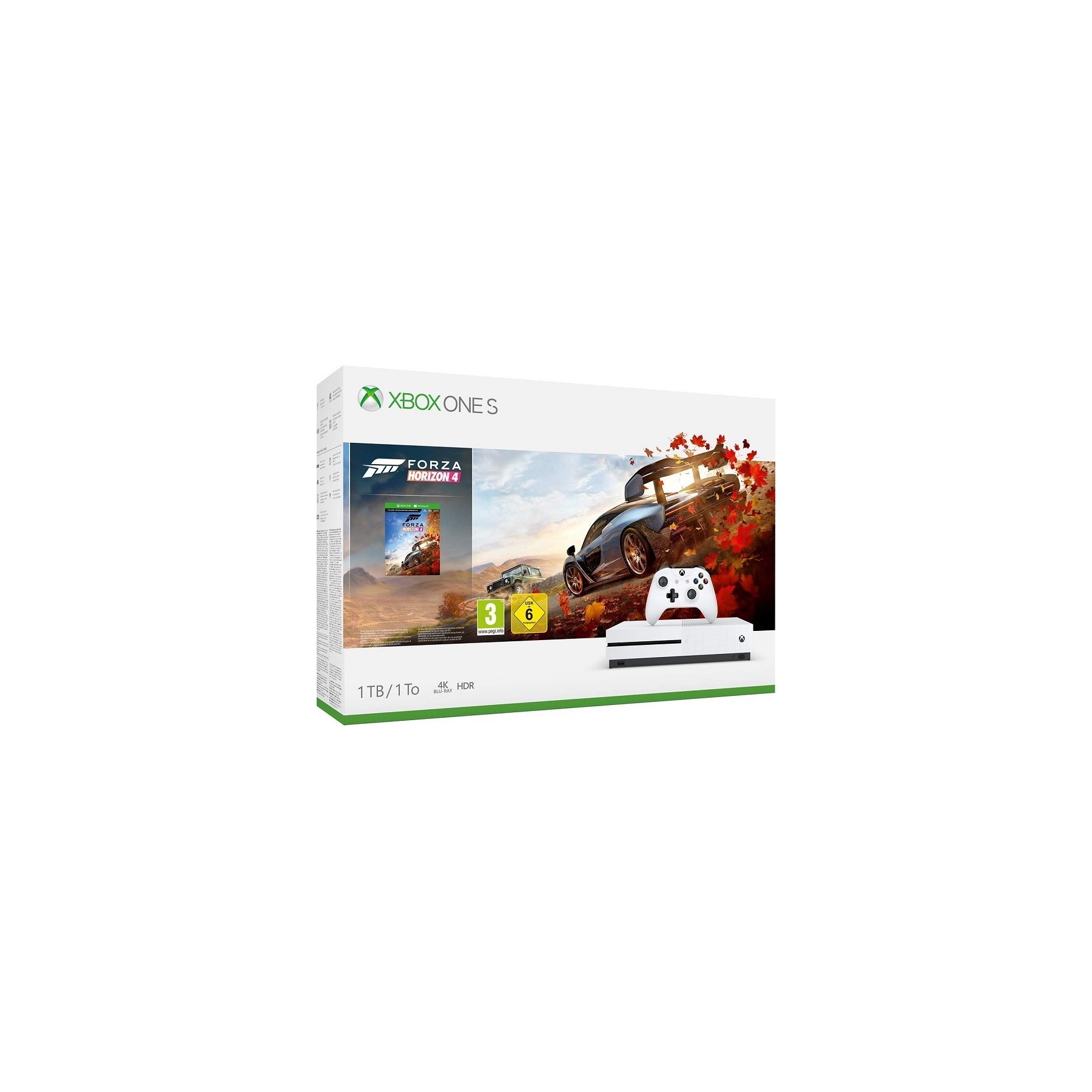 1 TB/TO XB ONE S BLANCA + FORZA HORIZON 4