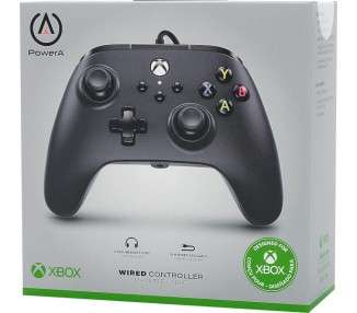 POWER A WIRED CONTROLLER BLACK (NEGRO) (XBONE/PC)
