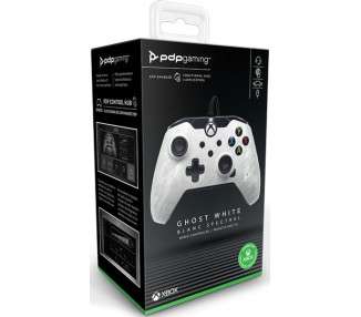 PDP WIRED CONTROLLER GHOST WHITE + JUEGO DIGITAL (XBONE/PC)