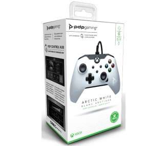 PDP WIRED CONTROLLER ARCTIC WHITE + JUEGO DIGITAL (XBONE/PC)
