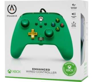 POWER A ENHANCED WIRED CONTROLLER EMERALD (XBONE/PC)