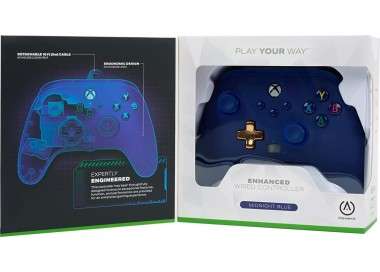 POWER A ENHANCED WIRED CONTROLLER MIDNIGHT BLUE (XBONE/PC)