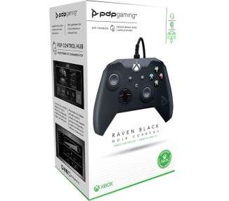 PDP WIRED CONTROLLER RAVEN BLACK + JUEGO DIGITAL (XBONE/PC)