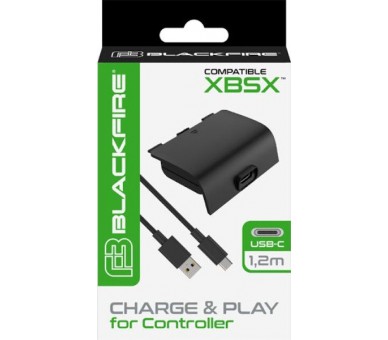 BLACKFIRE CHARGE & PLAY FOR CONTROLLER + CABLE USB 1,2 M