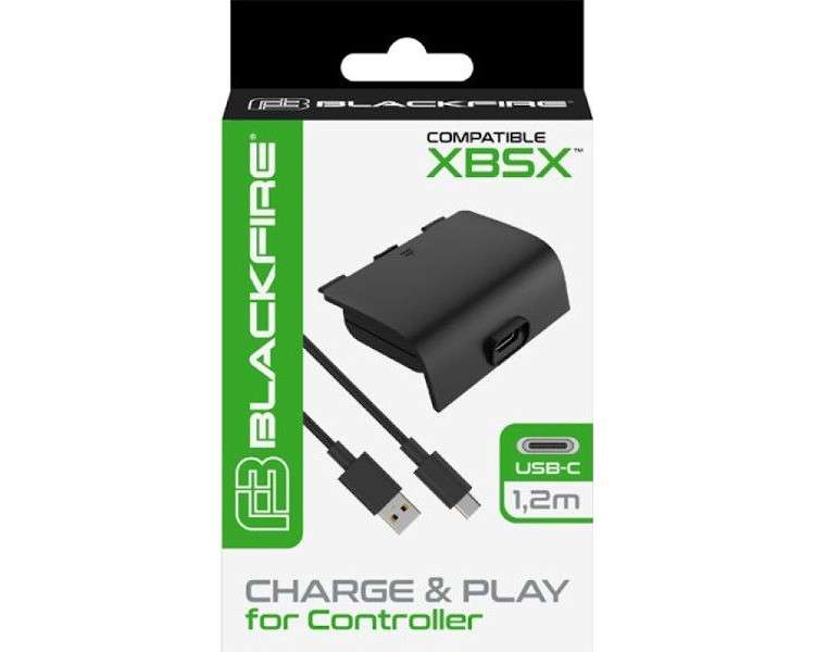 BLACKFIRE CHARGE & PLAY FOR CONTROLLER + CABLE USB 1,2 M