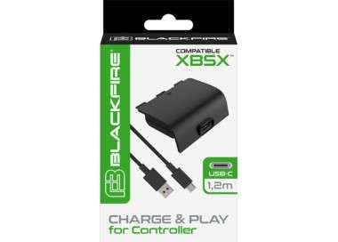 BLACKFIRE CHARGE & PLAY FOR CONTROLLER + CABLE USB 1,2 M