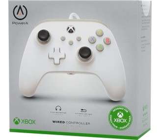POWER A WIRED CONTROLLER WHITE (BLANCO) (XBONE/PC)