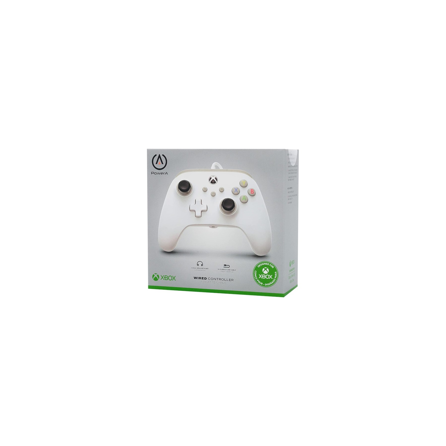 POWER A WIRED CONTROLLER WHITE (BLANCO) (XBONE/PC)