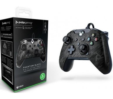 PDP WIRED CONTROLLER PHANTOM BLACK + JUEGO DIGITAL (XBONE/PC)