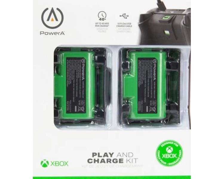POWER A PLAY & CHARGE KIT REFRESH (XBONE)
