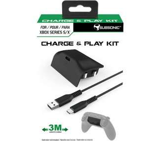 SUBSONIC CHARGE & PLAY KIT (3 METROS)