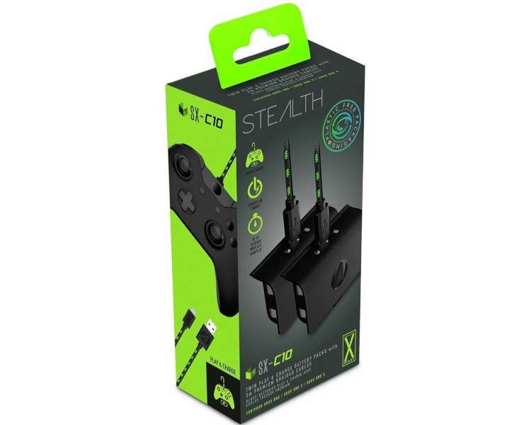 STEALTH PLAY & CHARGE KIT (INCLUYE 2 BATERIAS RECARGABLES)