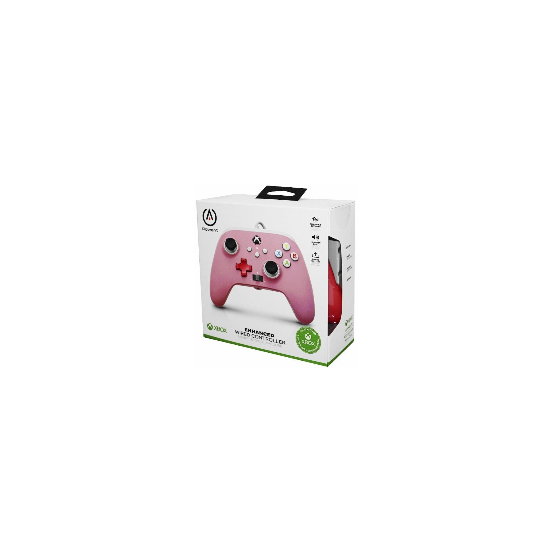 POWER A ENHANCED WIRED CONTROLLER PINK (ROSA) (XBONE/PC)