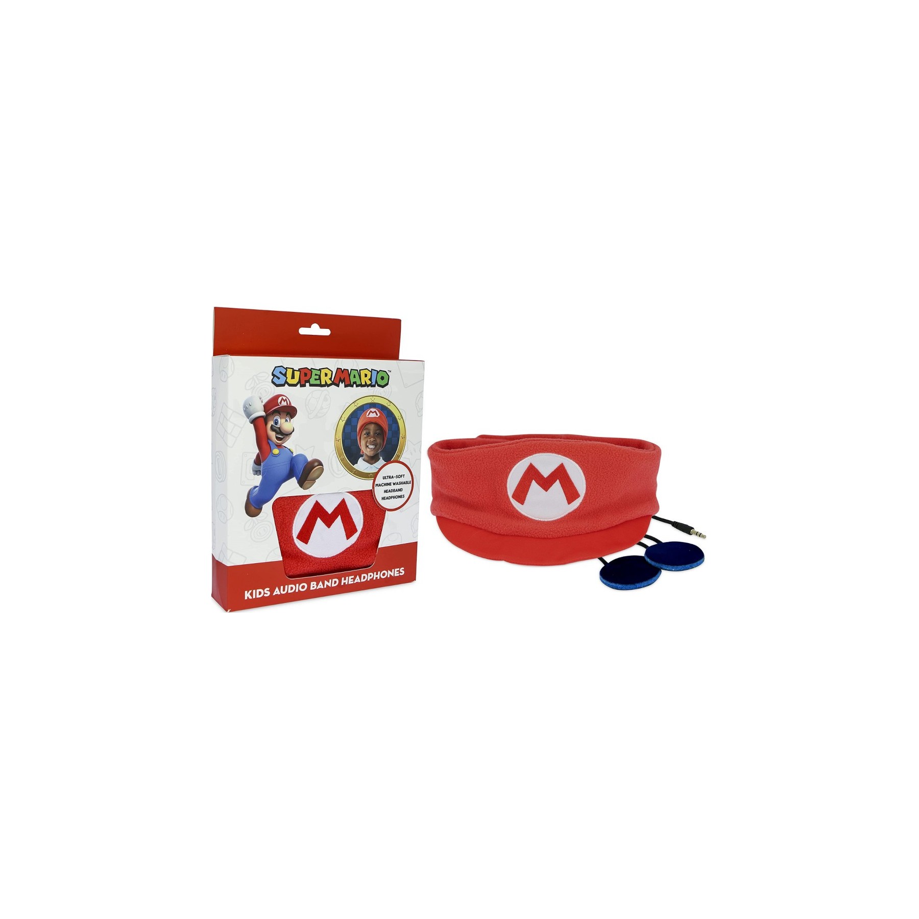 OTL KIDS AUDIO BAND HEADPHONES SUPER MARIO (PS4/XBOX/SWITCH/MOVIL/TABLET)