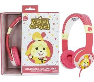 OTL WIRED HEADPHONES ANIMAL CROSSING: ISABELLE (PS4/XBOX/SWITCH/MOVIL/TABLET)
