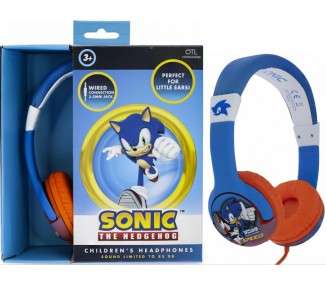 OTL WIRED HEADPHONES SONIC THE HEDGEHOG SPEED (PS4/XBOX/SWITCH/MOVIL/TABLET)