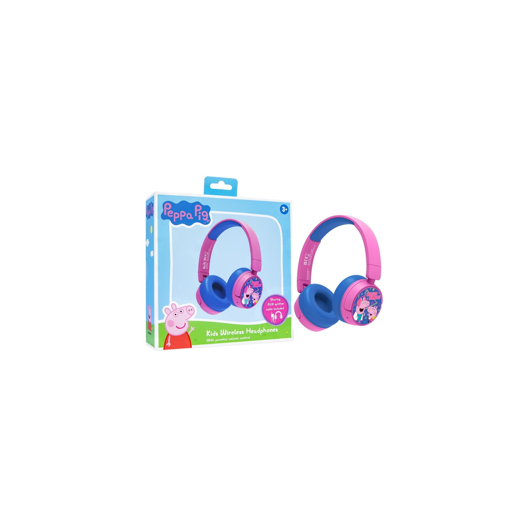 OTL KIDS WIRELESS HEADPHONES PEPPA PIG (CONSOLAS/MOVIL/TABLET)
