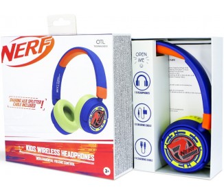 OTL KIDS WIRELESS BLUETOOTH HEADPHONE NERF OR NOTHING (MOVIL/TABLET)