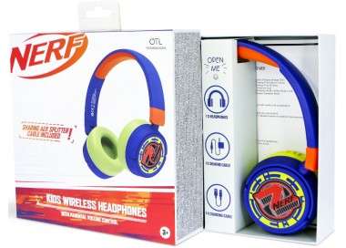 OTL KIDS WIRELESS BLUETOOTH HEADPHONE NERF OR NOTHING (MOVIL/TABLET)
