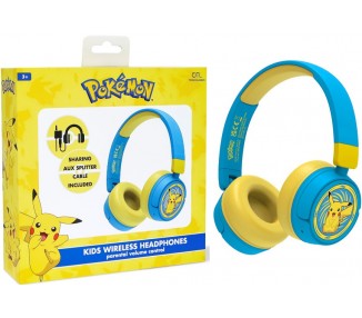 OTL KIDS WIRELESS BLUETOOTH HEADPHONE POKEMON PIKACHU (MOVIL/TABLET)
