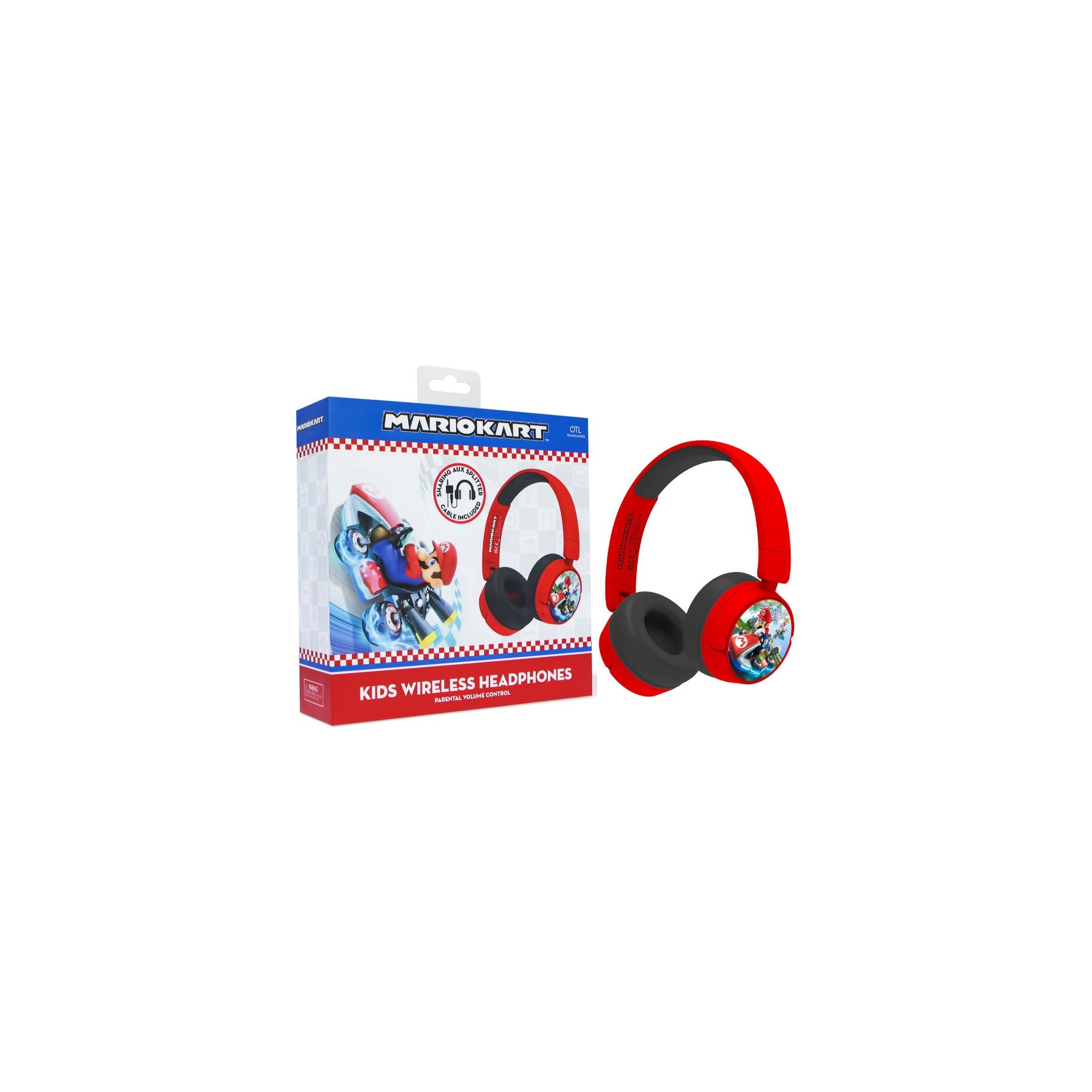 OTL WIRELESS BLUETOOTH HEADPHONE MARIO KART (MOVIL/TABLET)
