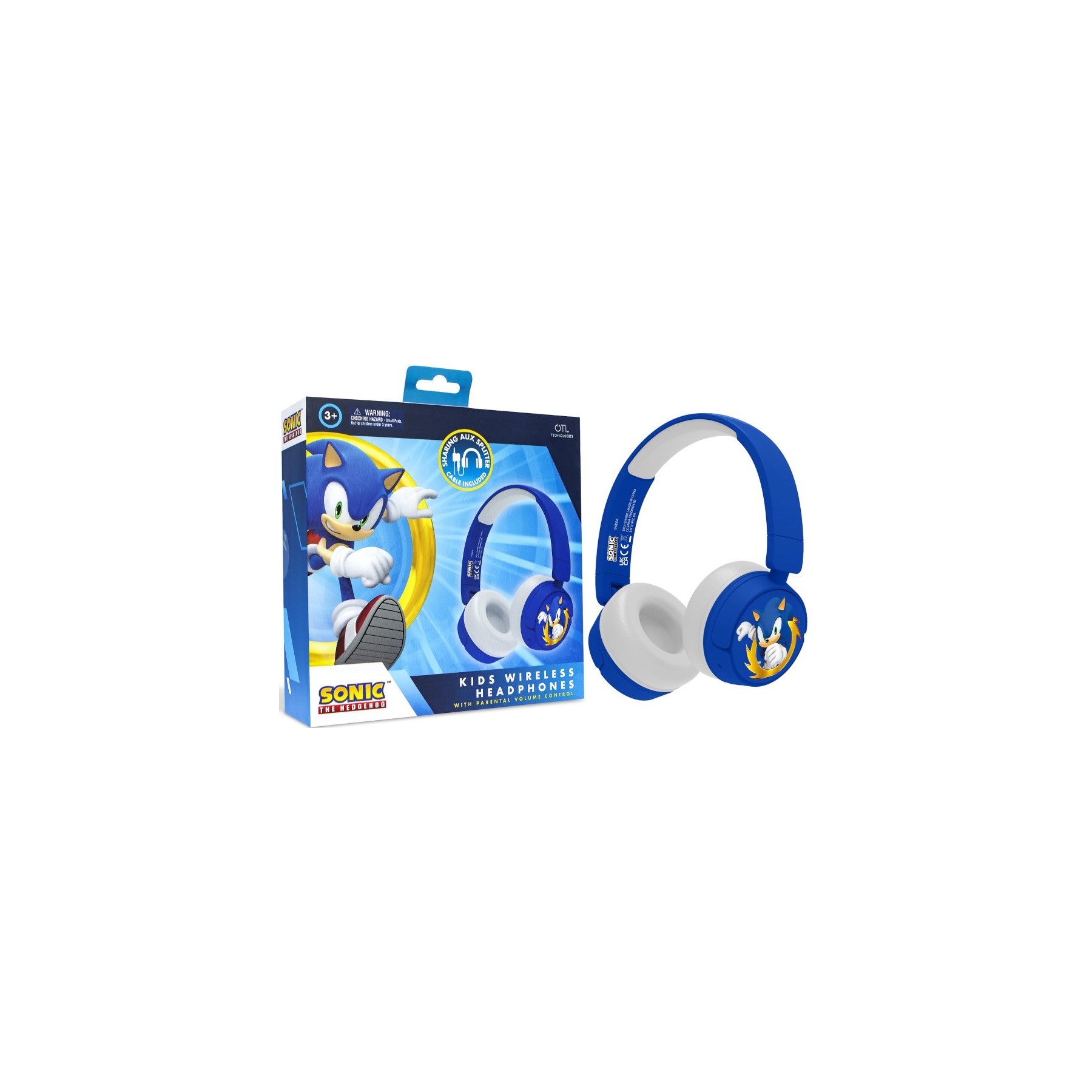 OTL KIDS WIRELESS HEADPHONES SONIC THE HEDGEHOG (CONSOLAS/MOVIL/TABLET)