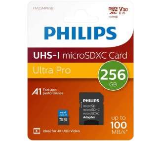 PHILIPS UHS-I MICRO SDXC CARD 256GB  + ADAPTER