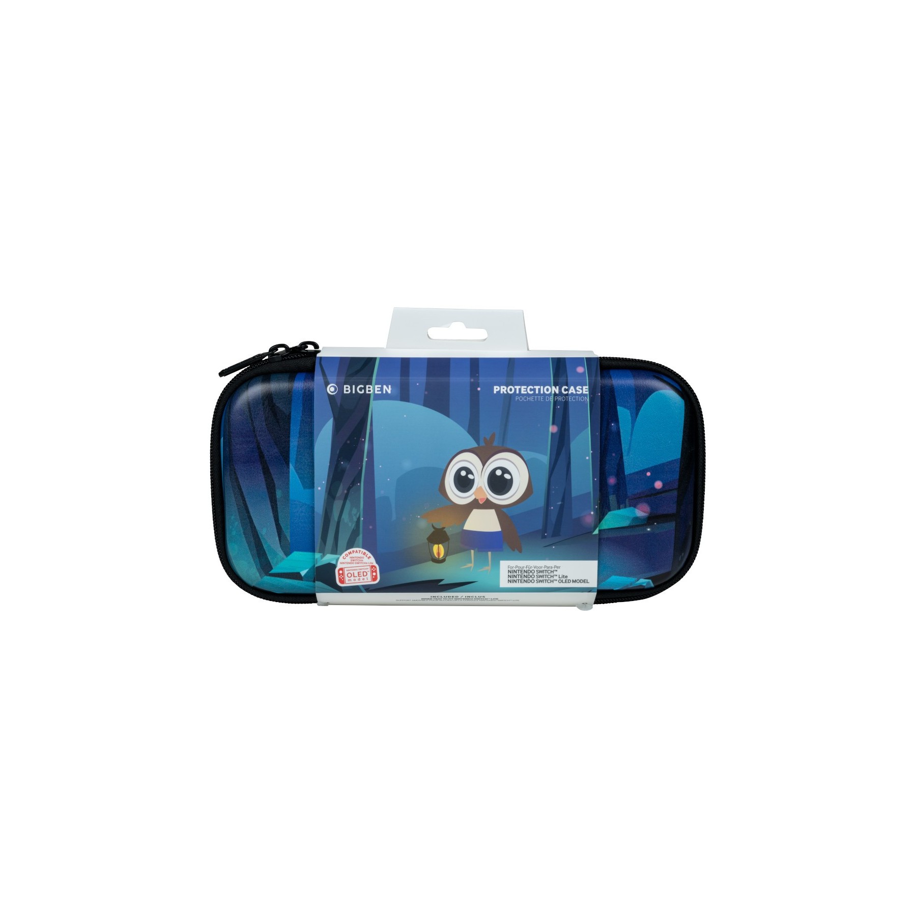 TRAVEL CASE OWL DESIGN (SWITCH LITE/OLED)
