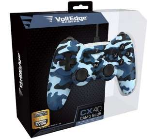 VOLTEDGE WIRED CONTROLLER CX40 CAMO BLUE (PS3/PC)