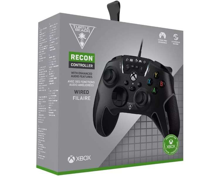 TURTLE BEACH WIRED CONTROLLER RECON CONTROLLER BLACK (NEGRO) (XBOX ONE/PC)