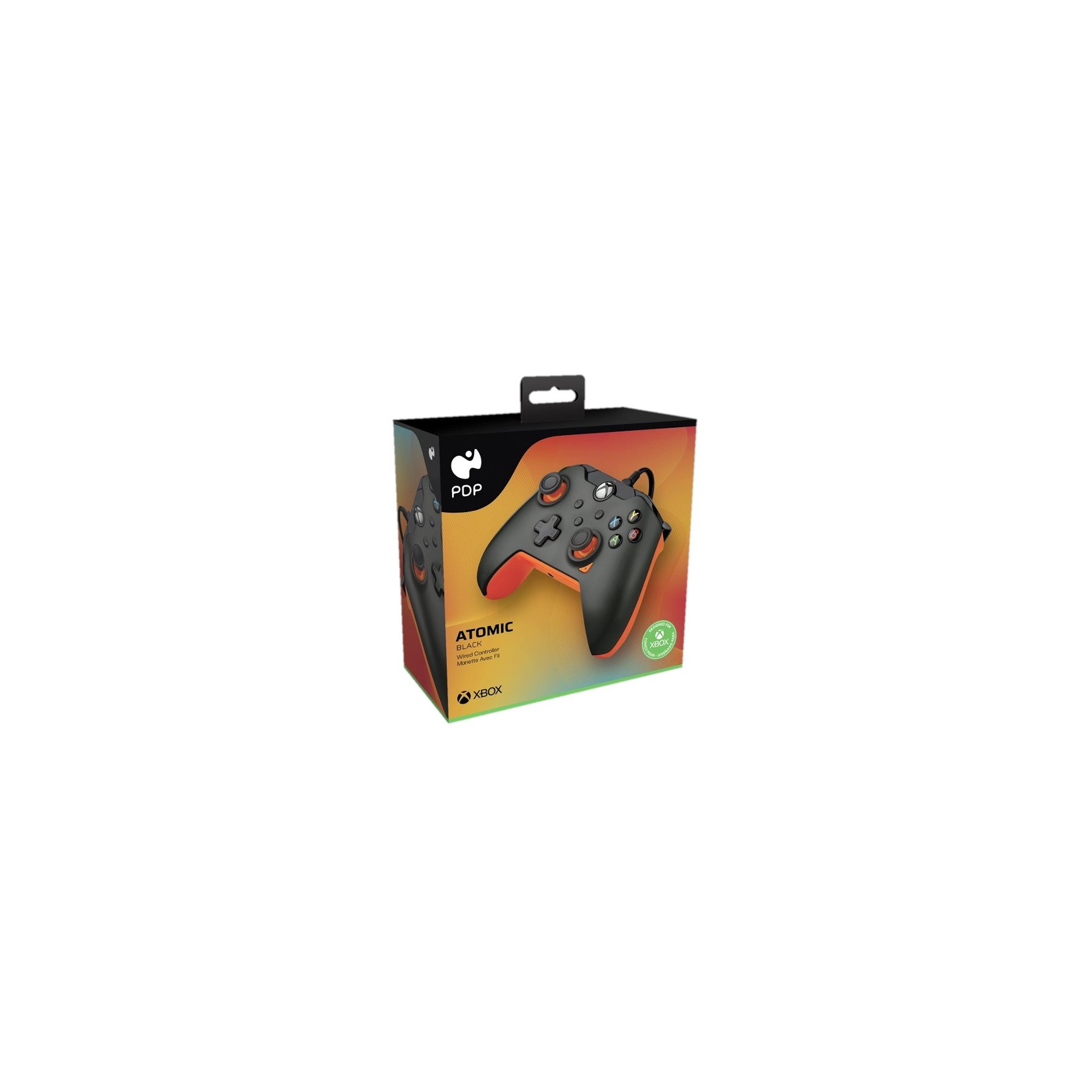 PDP WIRED CONTROLLER ATOMIC BLACK + GAME PASS 1 MES (XBONE) PDP WIRED CONTROLLER ATOMIC BLACK + GAME PASS 1 MES (XBONE)