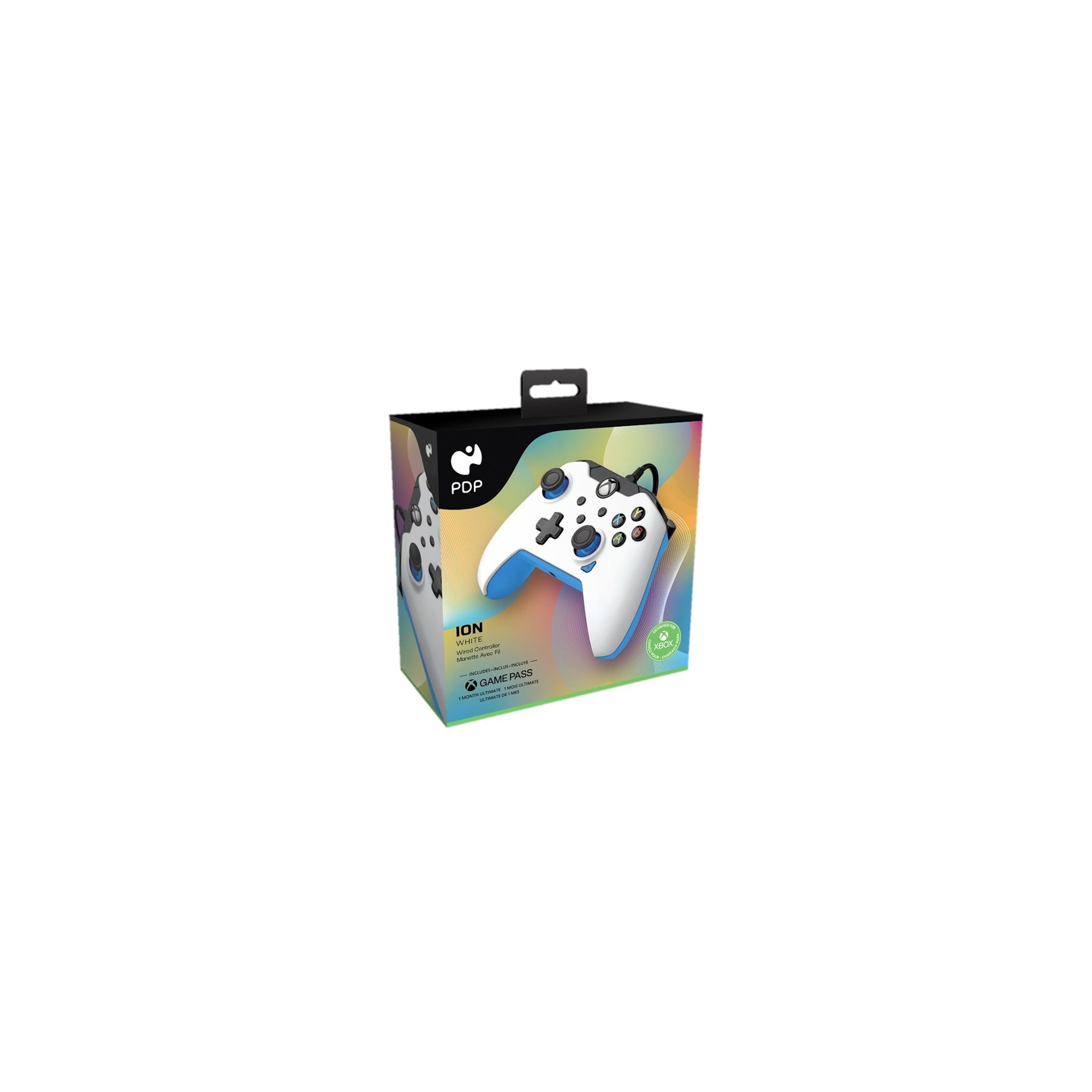 PDP WIRED CONTROLLER ION WHITE + GAME PASS 1 MES (XBONE/PC)