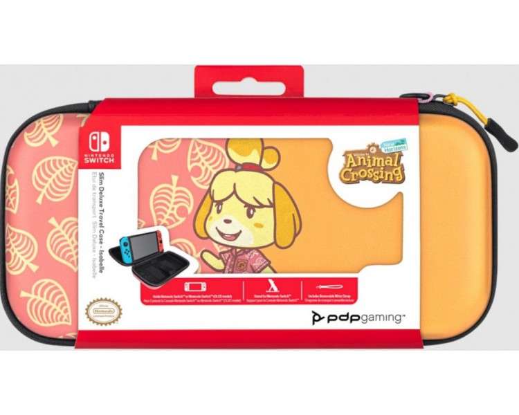 PDP SLIM DELUXE TRAVEL CASE - ANIMAL CROSSING: ISABELLE (SWITCH/LITE/OLED)