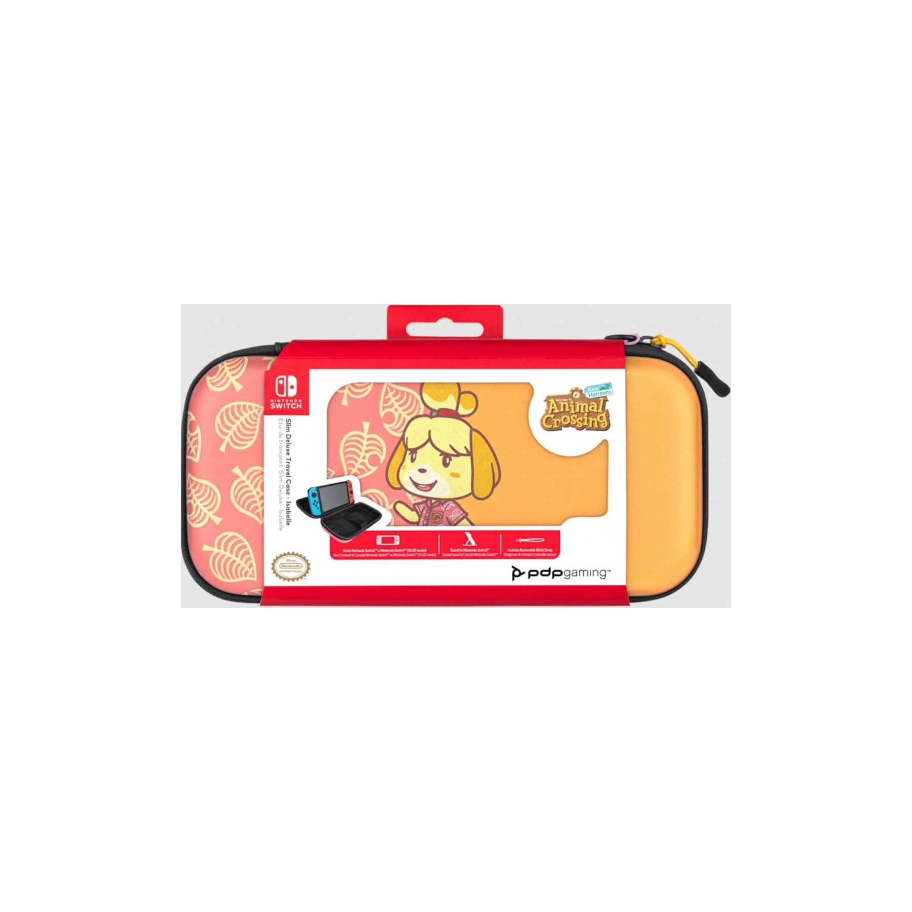 PDP SLIM DELUXE TRAVEL CASE - ANIMAL CROSSING: ISABELLE (SWITCH/LITE/OLED)