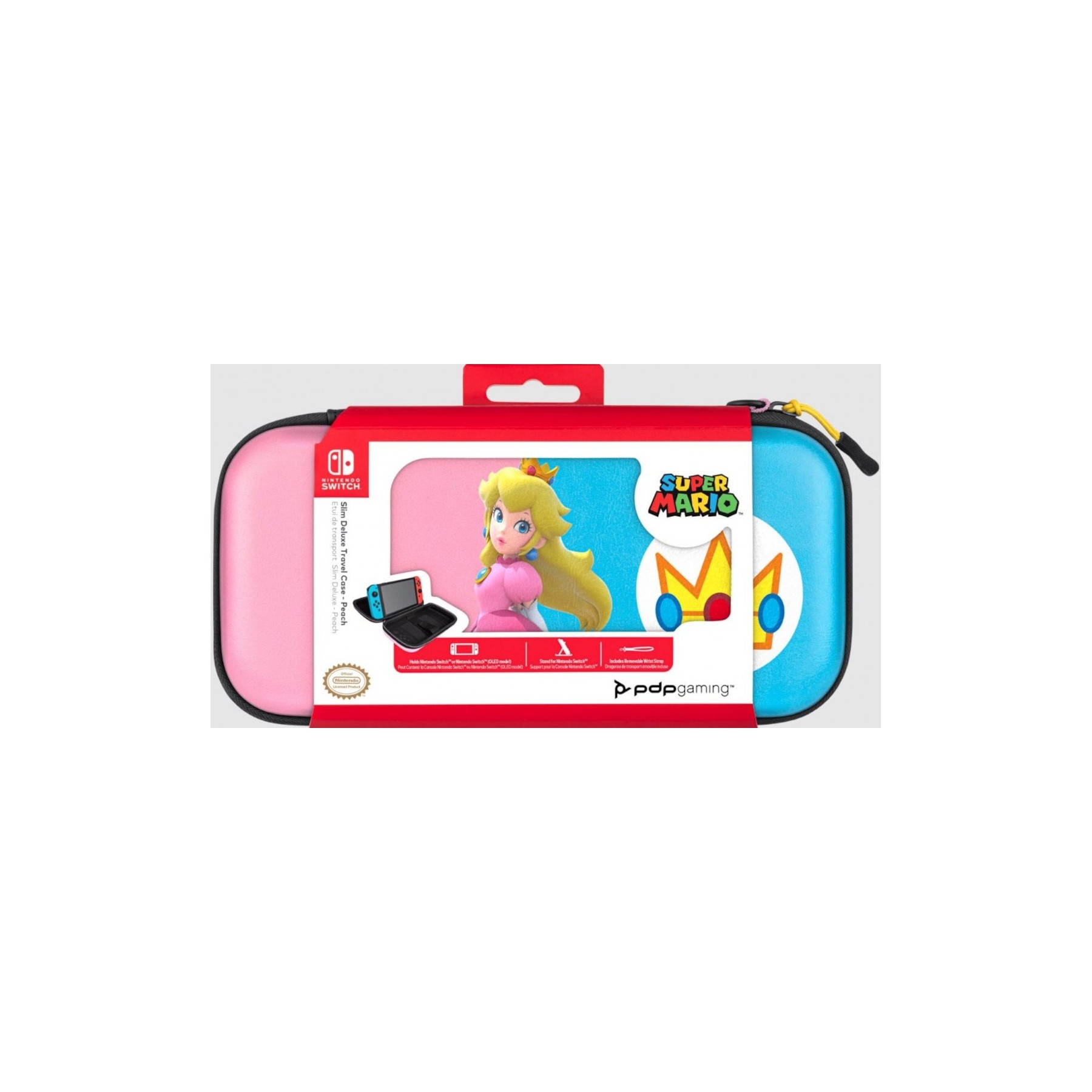 PDP SLIM DELUXE TRAVEL CASE - SUPER MARIO: PEACH