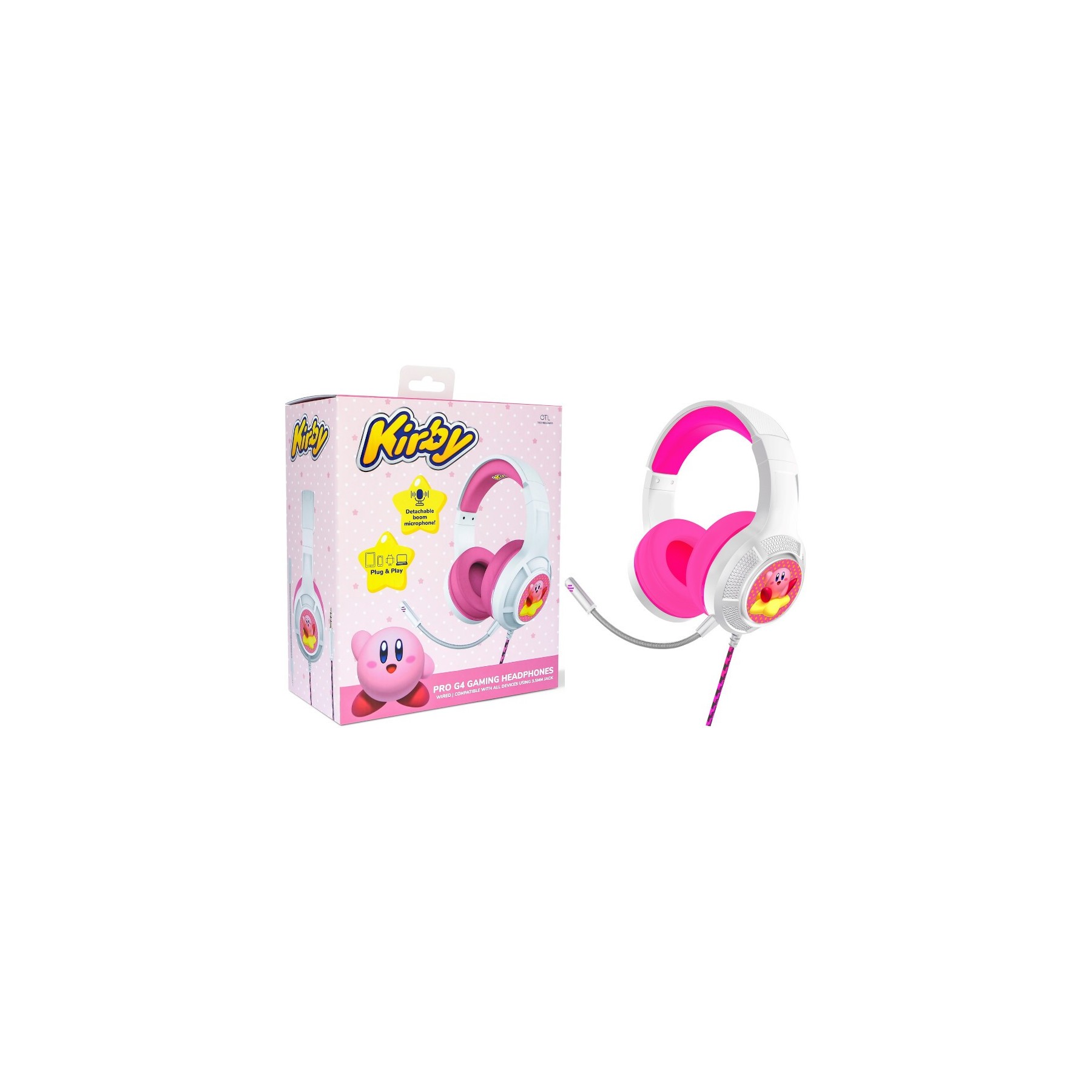 OTL PRO G4 GAMING HEADPHONES KIRBY (CONSOLAS/TABLET/MOVIL/PC)