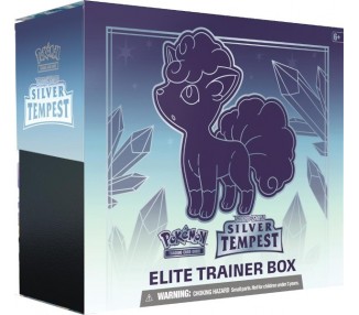 POKEMON TRADING CARD GAME ELITE TRAINER BOX SWORD & SHIELD SILVER TEMPEST (ENG)