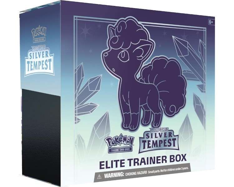 POKEMON TRADING CARD GAME ELITE TRAINER BOX SWORD & SHIELD SILVER TEMPEST (ENG)