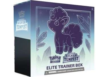 POKEMON TRADING CARD GAME ELITE TRAINER BOX SWORD & SHIELD SILVER TEMPEST (ENG)