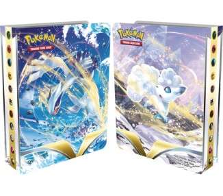 POKEMON TRADING CARD GAME MINI PORTAFOLIO SWORD & SHIELD SILVER TEMPEST + 1 BOOSTER PACK (ENG)