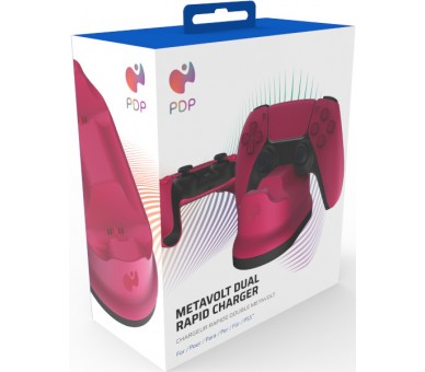 PDP METAVOLT DUAL RAPID CHARGE COSMIC RED (ROJO COSMICO)