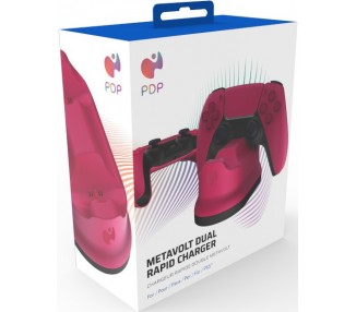 PDP METAVOLT DUAL RAPID CHARGE COSMIC RED (ROJO COSMICO)