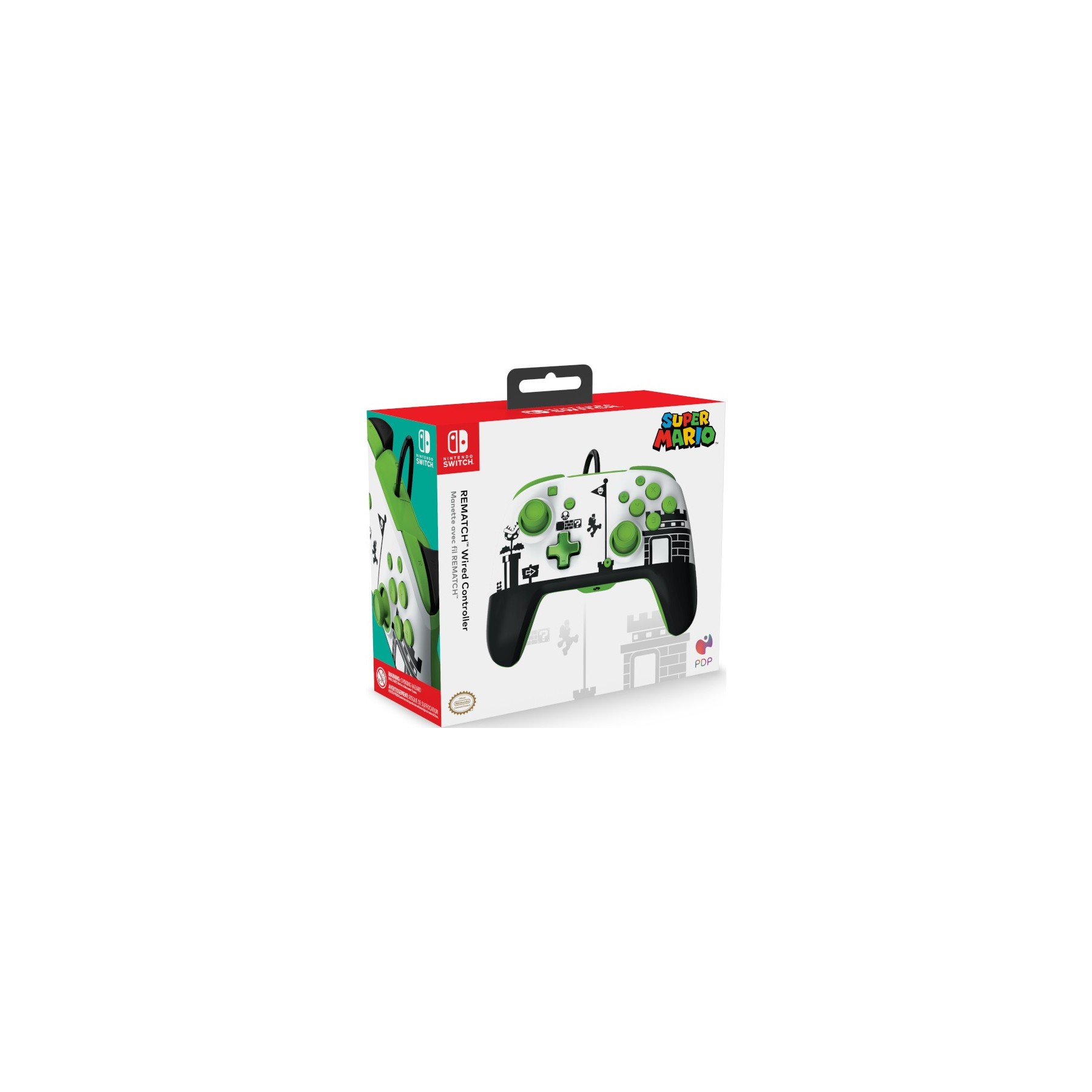 PDP REMATCH WIRED CONTROLLER SUPER MARIO RETRO (SWITCH/LITE/OLED) PDP REMATCH WIRED CONTROLLER SUPER MARIO RETRO (SWITCH/LITE/OLED)