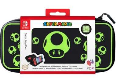 PDP SUPER MARIO TRAVEL CASE PLUS GLOW IN THE DARK (SWITCH/LITE/OLED)