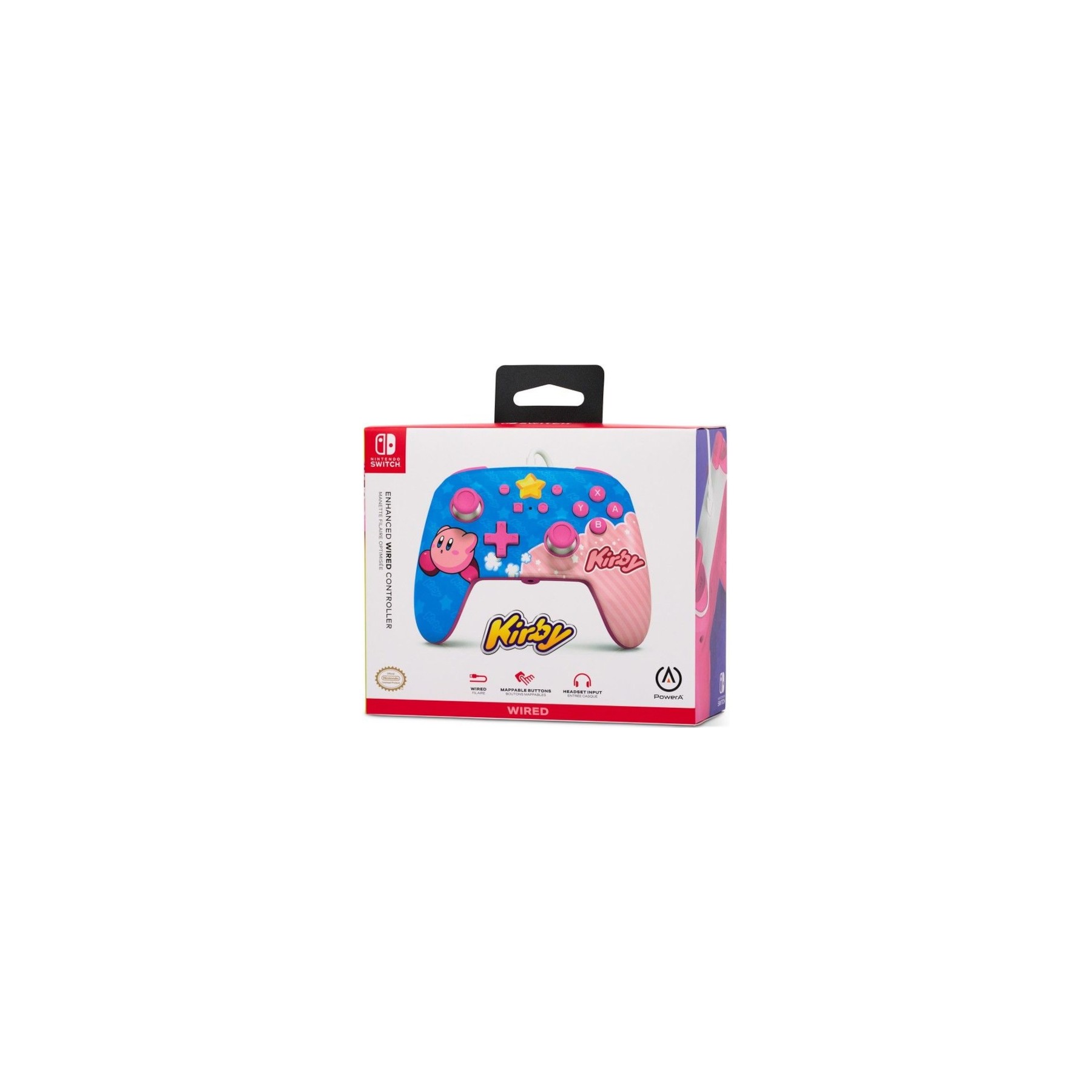POWER A WIRED CONTROLLER KIRBY