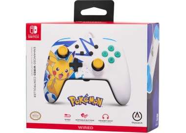 POWER A WIRED CONTROLLER PIKACHU HIGH VOLTAGE